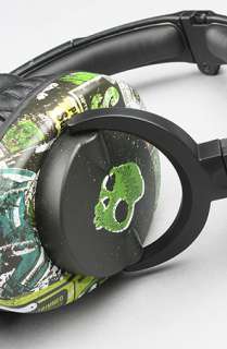 Skullcandy The Skullcrusher Headphones in Lurker Green Black 