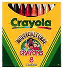 Llc Formerly Binney & Smith Bin080W Multicultural Crayons Lrg 8 Pk