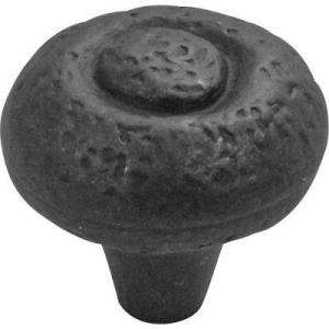 Hickory Hardware Refined Rustic Black Iron Knob P3003 BI at The Home 