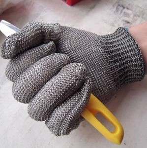 Stainless Steel Metal Mesh Cut Proof Protector Gloves  