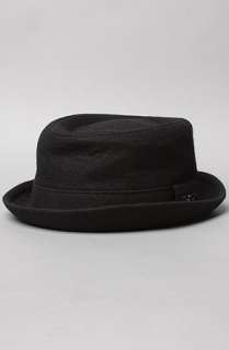 Nixon The Post Porkpie Fedora in Black  Karmaloop   Global 