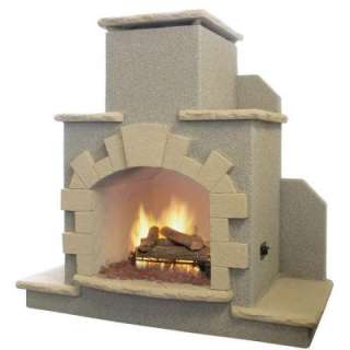 Cal Flame 55,000 BTU Gas Outdoor Fireplace FRP 915 H 