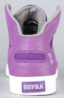 SUPRA The Society Mid Sneaker in Purple Waxed Suede  Karmaloop 