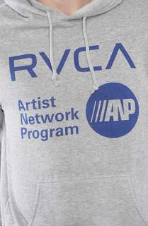 RVCA The ANP Hoody in Athletic Heather  Karmaloop   Global 