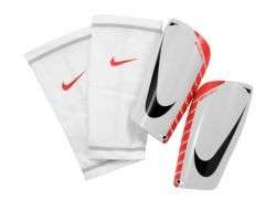 Nike MERCURIAL LITE Shin Guard Slip Shield NEW WHT/RED  