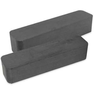   in. x 1 7/8 in. Ceramic Block Magnets (2 Pack) 07043 