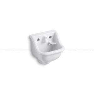 KOHLER Chardon 6.5 in. Wall Mount Bathroom Sink in White K 2475 0 at 