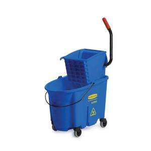 Rubbermaid Commercial Products WaveBrake 35 qt. Mop Bucket and Side 
