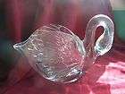 depression glass swan  