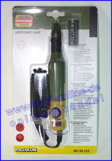 PROXXON Nr. 28510 Bohr  und Fräsgerät MicroMot 50/E NEU  