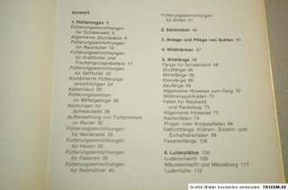 Fachbuch Jäger, Hochstand, Jagdeinrichtung, Fänge, Hütten, Zwinger 