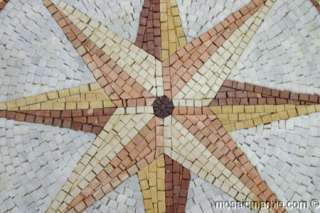 Mosaik Rosone Fliesen Mosaico Antik Bodenfliesen95x95cm  