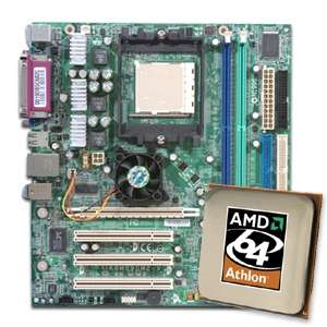 MSI K8M890M2 V Motherboard CPU Bundle   AMD Athlon 64 3500+ Processor 