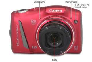 Canon SX150 5663B001 PowerShot Digital Cameras   14 Megapixels, 12x 