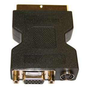 Optoma BC STVGYX00 SCART to VGA+S Video Adapter 