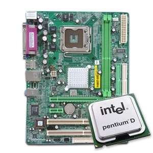 Mach Speed P4MST 890 Motherboard CPU Bundle   Intel Pentium D 925 