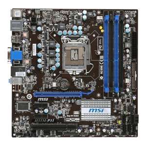 MSI H55M P31 Motherboard   Intel P55 Express, Socket LGA1156, ATX 