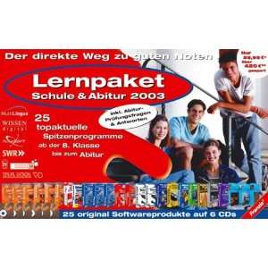 Lernpaket Schule & Abitur 2003  Software