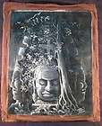 Angkor Wat Bayon Stone Buddha Heads oil painting jungle