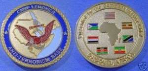 Camp Lemonier Anti Terrorism Base Djibouti Africa Coin  