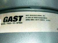 GAST 1.5 Hp Oilless Compressor Vacuum Pump 5 CFM Pre Wired 208   230 