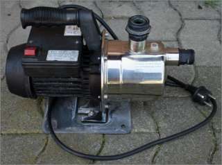 Schwarzbach Inox Edelstahl Gartenpumpe GPI 55/46 800 Watt Motor Pumpe 