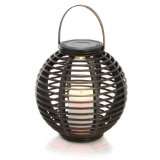 Solar Designleuchte Rattan 102074