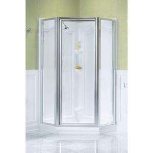   Shower Door in Bright Brass with Clear Glass K 704516 L BH at The Home