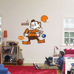 Cleveland Browns Classic Brownie Elf Logo Fathead  