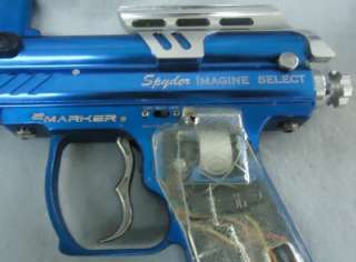 Spyder Imagine Select Paintball Marker   Blue   CP .689 Barrel No 