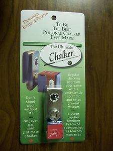 Ultimate Chalker Magnetic Chalk Holder 4 Pool Cue Play  