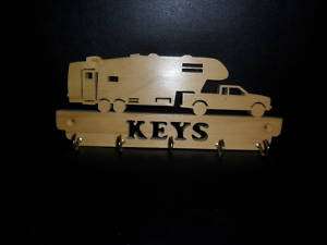 RV Travel Trailer,5th wheel Key holder (wood)  