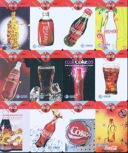 T19 China Coca Cola phonecards 12pcs  