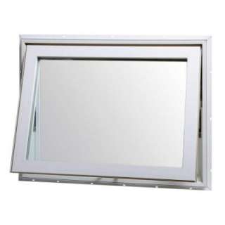   Awning Window, 32 in. x 24 in., White, Top Hinge, with Insulated Glass