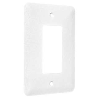   Gang Textured White Rocker Wall Plate (WMTW R) from 