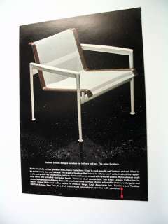 Knoll Richard Schultz Leisure Chair 1967 print Ad  