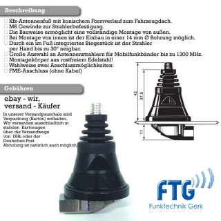 Kfz   Antennenfuß CX Mount Procom Funk  