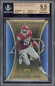 2007 ud artifacts #152 ADRIAN PETERSON rc BGS 10 9.5  