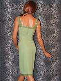 RENA LANGE Pale Green Silk Bandage Dress NWT $1895 US 8  