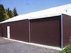 5x10 m Lagerhalle Lagerzelt Halle Carport grau mit STAT