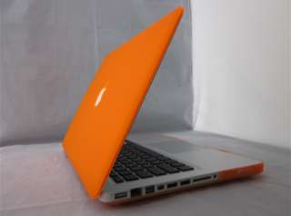 3in1 Orange Rubberized Hard Case for new Macbook Pro 13 