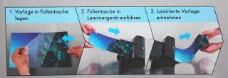 Laminiergerät A3 A4 + Folie Laminieren NEUWARE OVP WEIß  