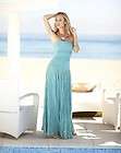 Newport Ankle Length Strapless Dress in Ocean Blue or Raspberry