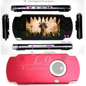 New 4GB 4.3 LCD Fashion Design  MP4 MP5 Game Player Red  