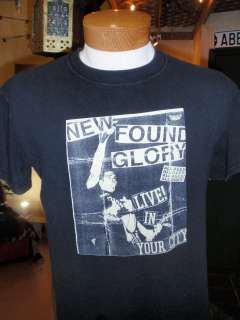 New Found Glory Med Vintage look Logo Black Coral Springs Florida 