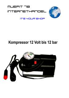 elektrische luftpumpe,fahrradpumpe, kompressor, Kompressor 12v Neu 