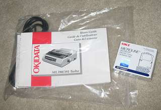 OKI Okidata Microline 391 Turbo Dot Matrix Printer   NEW 051851420073 