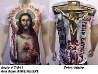 shirts, GRAPHIC religious ,of Jesus christ. S XXL BLK  