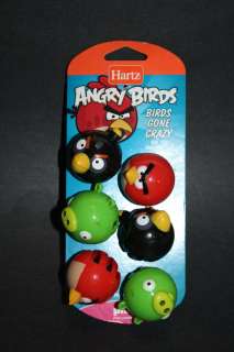 NEW Angry Birds Gone Crazy Cat Toy 6 Jingle Bell Balls 032700130633 
