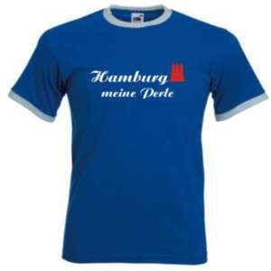 Hamburg meine Perle BURG T Shirt S XXL Hamburg Fans HSV  